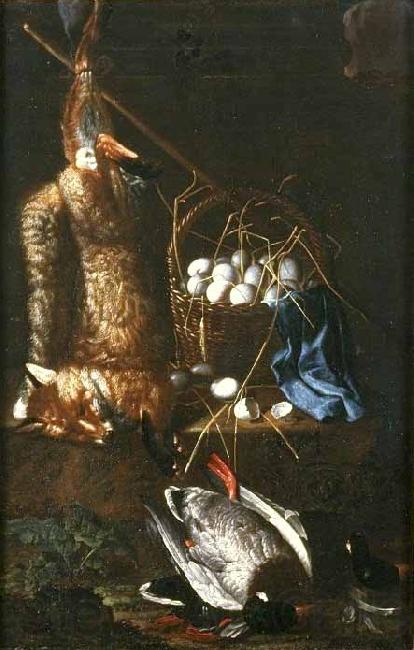 Hamilton Easter Field Still life with a dead fox and ducks Spain oil painting art